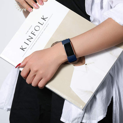 Sport Ersatzarmband 2er Pack, Größe L, Schwarz/Blau